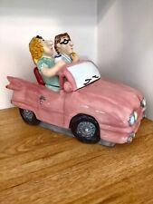 Pink 1955 Cadillac Convertible Cookie Jar with a Couple picture