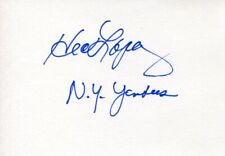 Hector Lopez NY New York Yankees World Series Champ Signed Autograph picture
