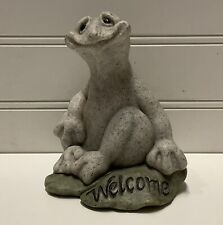 2005 Quarry Critters #45337 Frog Felix’s Welcome 5” Figurine picture