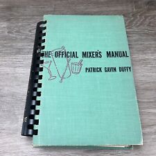 1940 Hardcover Official Mixers Manual Bartender's Guide Patrick Duffy Book picture