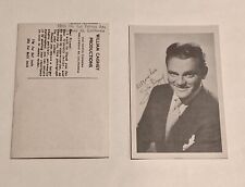BLANK Vintage James Jimmy CAGNEY Productions Photo Postcard Movie Star Fan Club picture