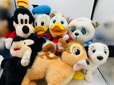 *VINTAGE LOT of 7* Disney/Applause/Mattel Plush; Goofy/Huey/Bambi/Donald/Percy picture