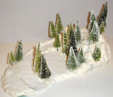 DEPARTMENT 56 SNOWBABIES - SKI HILL DISPLAY BACKGROUND FOR MINIATURE PEWTER picture