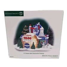 🚨 Department 56 I.C. Dreams Igloo Construction Company North Pole Series 56785 picture