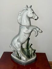Vintage 1962 James Bean Painted Porcelain Horse Statue Decanter MCM picture
