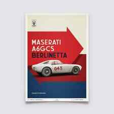 AWESOME MASERATI A6GCS BERLINETTA - 1954 - WHITE LIMITED EDITION picture