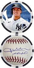 JUAN SOTO - YANKEES -  POKER CHIP* - GOLF BALL MARKER ***SIGNED*** picture