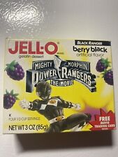 Unopened 1995 JELL-0 Mighty Morphine Powers The Movie Box - Black Ranger Berry picture