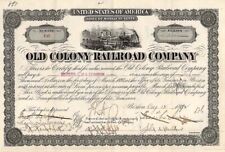 Old Colony Railroad Co. - Bond - Railroad Bonds picture