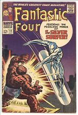 FANTASTIC FOUR  55  VG+/4.5  -  Nice early Silver Surfer cover picture