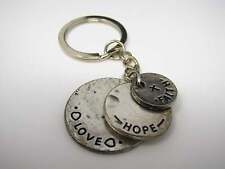 Vintage Christian Religious Keychain: FAITH HOPE LOVE picture