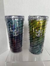 2 New & Sealed Royal Caribbean insulated Tumblers Coca Cola Drink Cups 2024 picture