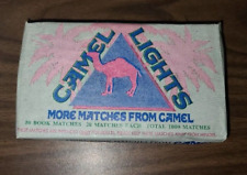 JOE CAMEL Book Matches Camel Lights - Package of 50 Matchbooks Vintage UNOPENED picture
