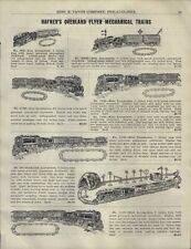 1931 PAPER AD Toy Hafner Overland Flyer Ives Mechanical Train Set Locomotive  picture