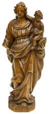 Statuary, Carved Wood Santo, Madonna & Child,1800s, Handsome Antique picture