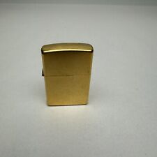2003 Gold Plated Zippo Lighter w/ Gold Insert Textured picture