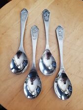 1983 Kellogg's Stainless Spoon COMPLETE SET of 4 Dig em Tony Tiger Toucan Sam picture
