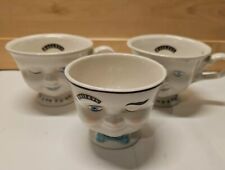 2 Baileys Wink Face Mug Cup Signed Helen Hunt + No Handle Yum Limited Ed. Cup picture