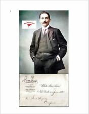 J. Bruce Ismay, WSL Titanic Colorized Photo with Signature picture