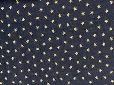 Antique Fabric Indigo Blue Star  24