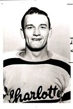 PF42 Original Photo YVAN HOULE 1960-64 CHARLOTTE CHECKERS EHL HOCKEY RIGHT WING picture