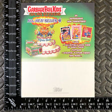 GARBAGE PAIL KIDS ANS4 2005 PROMO TAB SELL HALF SHEET FLYER ALL-NEW SERIES 4 picture