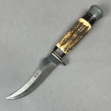 Vintage Wildcat B 91 X Hunting Knife Made in Germany Solingen Stag picture