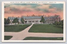Postcard South Front Skytop Lodge High In The Poconos Cresco Pennsylvania 1929 picture