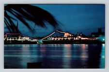 Hamilton-Bermuda, Hamilton Harbour, Cruiseliners along Shore, Vintage Postcard picture