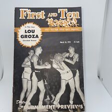 1951 Lou Groza Feature in Ohio High School Magazine picture