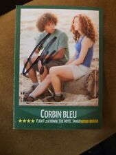 Corbin Bleu Custom Signed Card - Flight 29 Down: The Hotel Tango picture