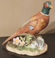 Vintage Homco Porcelain Ring Neck Pheasant Figurine # 1457 picture