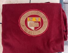 VINTAGE CORNELL UNIVERSITY KENWOOD PRODUCTS WOOL BLANKET picture