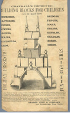 1868 Crandall's Improved Building Blocks Orange Judd & Co. Magazine Print Ad picture