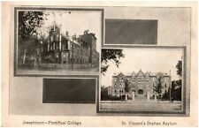 C1910s Columbus, OH St. Vincent's Orphan Asylum Pontifical College Postcard 4-37 picture
