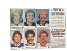 1983-84 ESSO Hockey Stars UNSCRATCHED Complete 21 Card Set TV Cash Game Insert picture