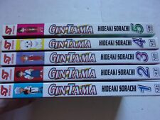 Gin Tama manga volumes 1-5, Hideaki Sorachi, Viz Media, English version picture