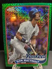 2024 Topps Chrome Don Mattingly #T89C-7 Green /99 (2 Free Mystery Cards) picture