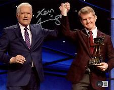 KEN JENNINGS SIGNED AUTOGRAPHED 8x10 PHOTO JEOPARDY CHAMPION LEGEND BECKETT BAS picture