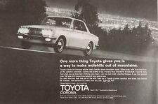 1969 Print Ad Toyota Corona 2-Door Hardtop with Optional Automatic Transmission picture