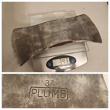 Vintage PLUMB 3^2 Double Bit Axe Head, 3.43 Lbs. *GOOD SOLID CONDITION* picture