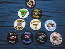 10 pc Motorcycle Club patch Set picture