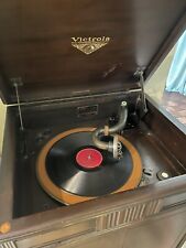 Vintage Victor Victrola Record Player Made In Camden, NJ USA Feb 1927 Model VV47 picture