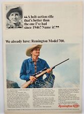 1965 Remington Model 700 Hunting Rifle Print Ad Bridgeport Conn picture