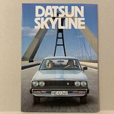 DATSUN SKYLINE / 1979 14p catalogue brochure / rare picture