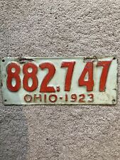 1923 Ohio License Plate - 882.747 - Nice Oldie picture