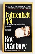 RAY BRADBURY Fahrenheit 451 SIGNED paperback edition Donna Diamond Cover Art picture