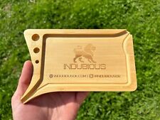 Bamboo Rolling Tray | Classy Stash Tray | Portable Smoker Tray with Cone Loader picture