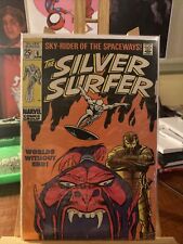 SILVER SURFER #6  (VG) WORLDS WITHOUT ENDS WATCHER-SHALLA BAL- 1ST/LAST OVERLORD picture