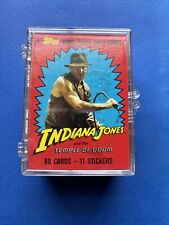 Indiana Jones Temple of Doom Complete Trading 88 Base Card Set Topps 1984 picture